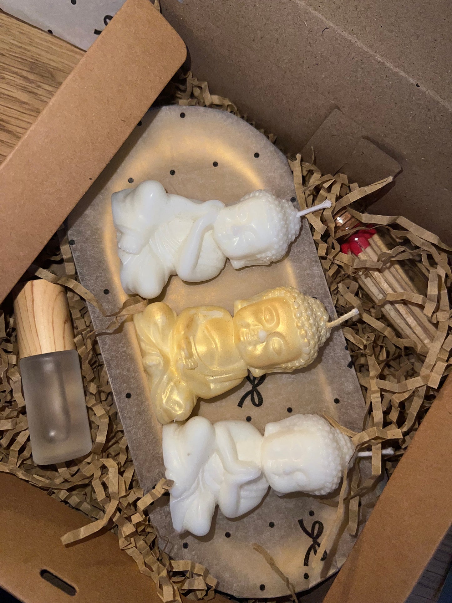 Vela Pack 3 Budas mini